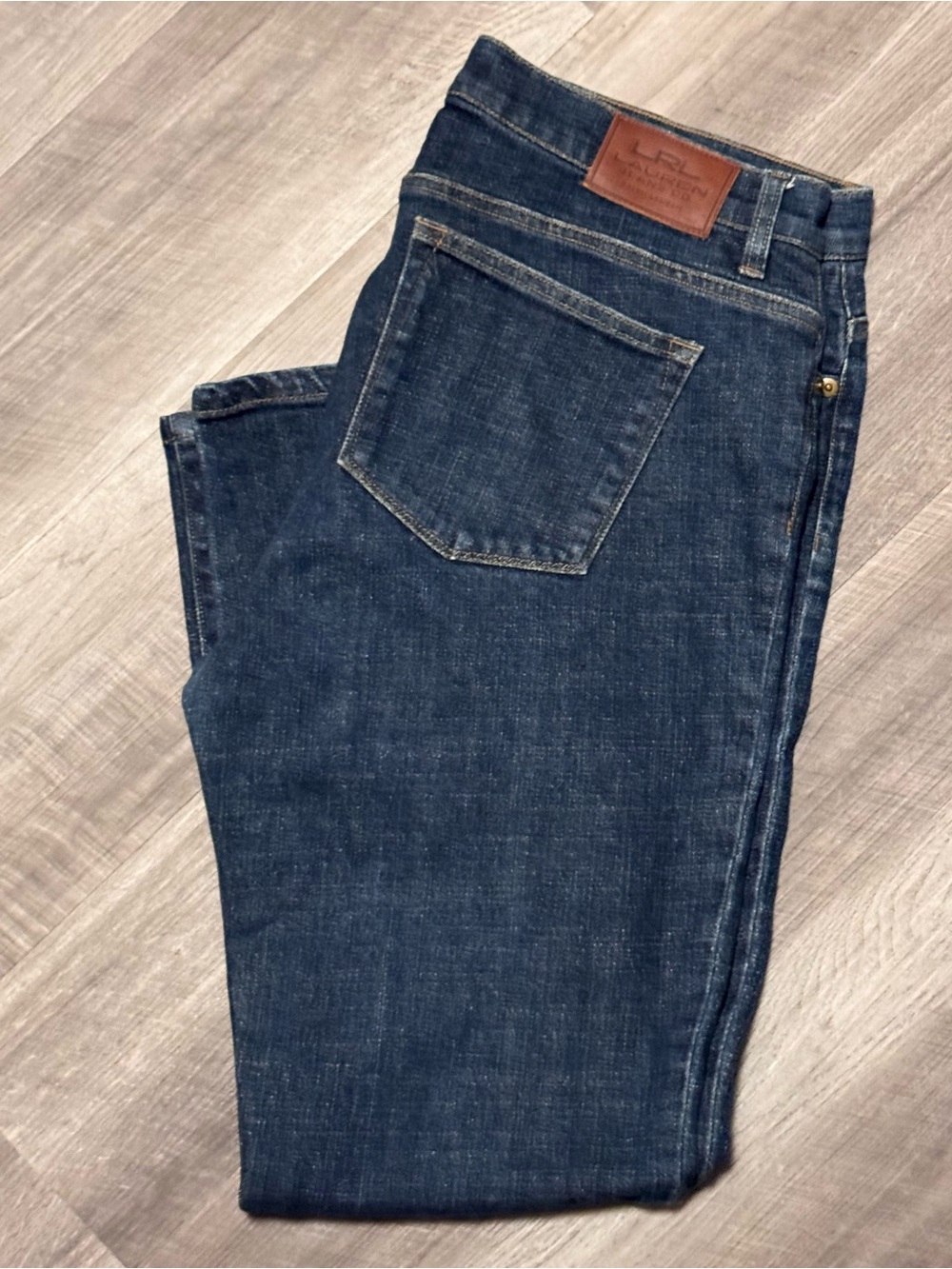 Ralph Lauren Dark Indigo Straight-Leg Jeans